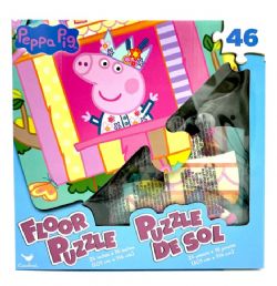 PEPPA PIG CASSE-TÊTE DE PLANCHER 46 PIÈCES
